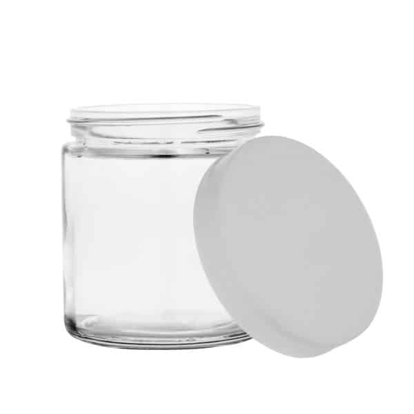 2oz Glass Jar with Wooden Lid 3.5 Grams 200 Count – Flower Power Packages