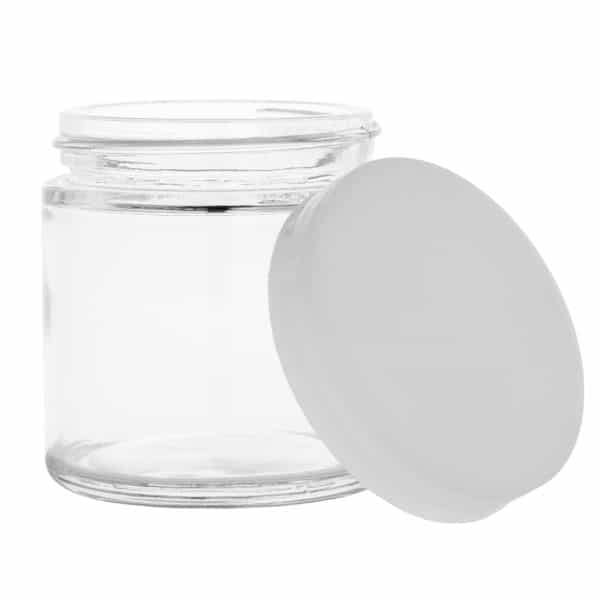 2oz Glass Jar with Wooden Lid 3.5 Grams 200 Count – Flower Power Packages